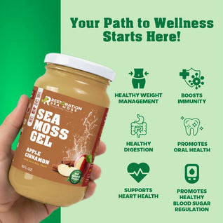 Apple Cinnamon Sea Moss Gel - Wildcrafted.