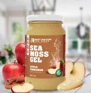 Apple Cinnamon Sea Moss Gel - Wildcrafted.