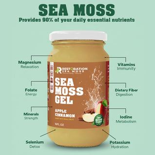 Apple Cinnamon Sea Moss Gel - Wildcrafted.