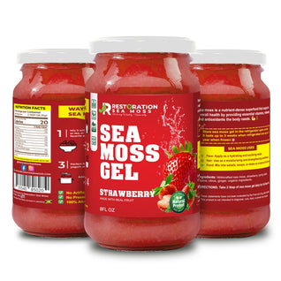 Strawberry Sea Moss Gel - wildcrafted