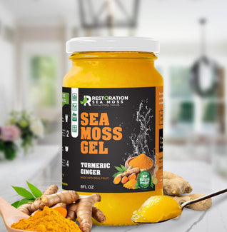 Turmeric Ginger Sea Moss Gel- Jamaican wildcrafted