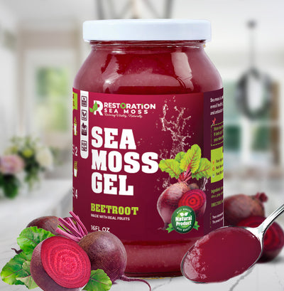 Beetroot Jamaican Wildcrafted Sea Moss Gel