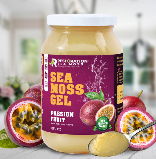 Passion Fruit Jamaican Wildcrafted Sea Moss Gel