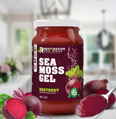 Beetroot Jamaican Wildcrafted Sea Moss Gel