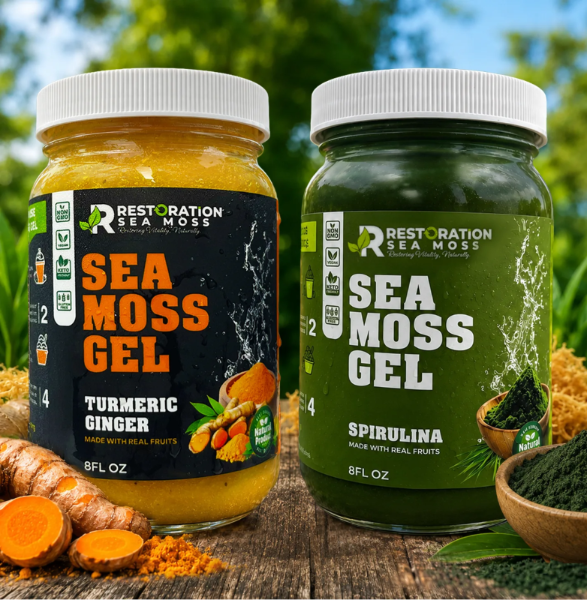 All-Day Energy & Focus Support Sea Moss Gel Bundle