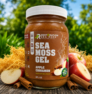 Apple Cinnamon Jamaican Wildcrafted Sea Moss Gel