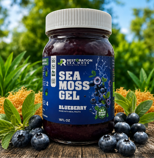 Blueberry Jamaican Wildcrafted Sea Moss Gel