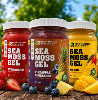 Hair Growth & Skin Glow Sea Moss Gel Support Bundle