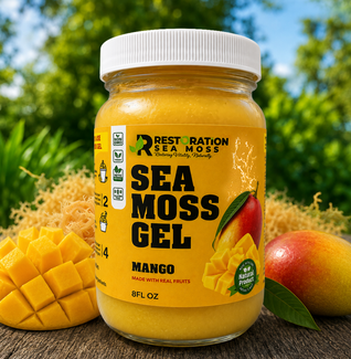 Mango Jamaican Wildcrafted Sea Moss Gel