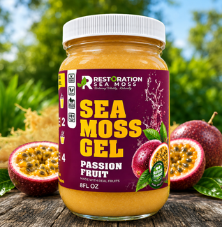 Passion Fruit Jamaican Wildcrafted Sea Moss Gel