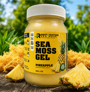 Pineapple Jamaican Wildcrafted Sea Moss Gel