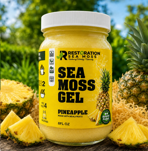 Pineapple Jamaican Wildcrafted Sea Moss Gel