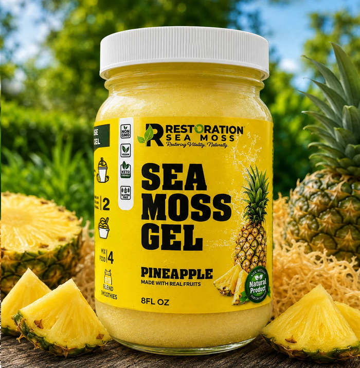 Pineapple Jamaican Wildcrafted Sea Moss Gel