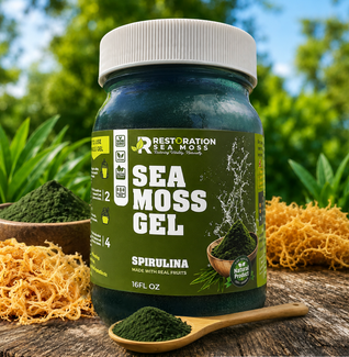 Spirulina Jamaican Wildcrafted Sea Moss Gel