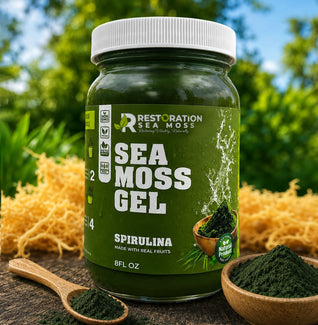Spirulina Jamaican Wildcrafted Sea Moss Gel