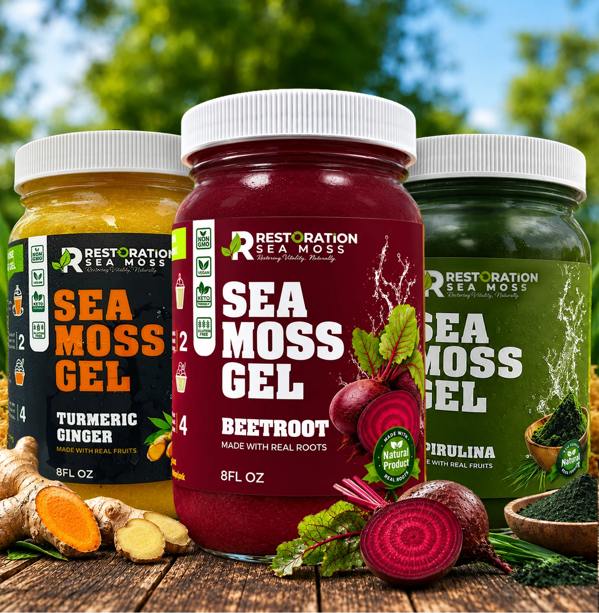 Stamina Support Sea Moss Gel Bundle