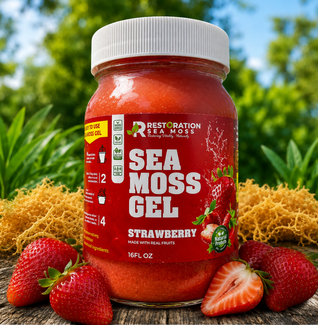 Strawberry Jamaican Wildcrafted Sea Moss Gel