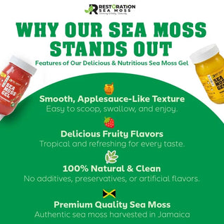 Turmeric Ginger Jamaican Wildcrafted Sea Moss Gel