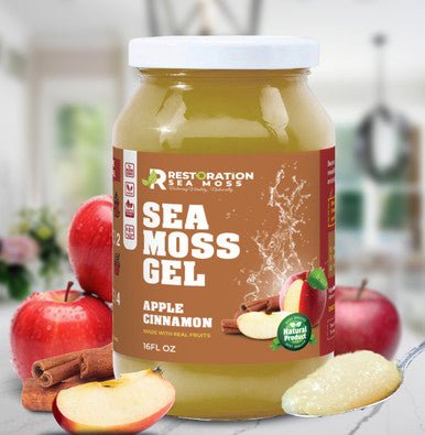 Apple Cinnamon Sea Moss Gel - Restoration Sea Moss