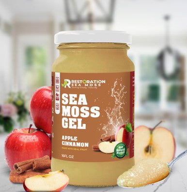 Apple Cinnamon Sea Moss Gel - Restoration Sea Moss