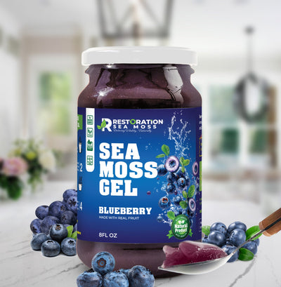 Blueberry Sea Moss Gel - Restoration Sea Moss