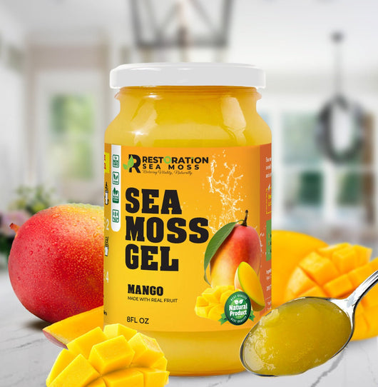 Mango Sea Moss Gel - Restoration Sea Moss