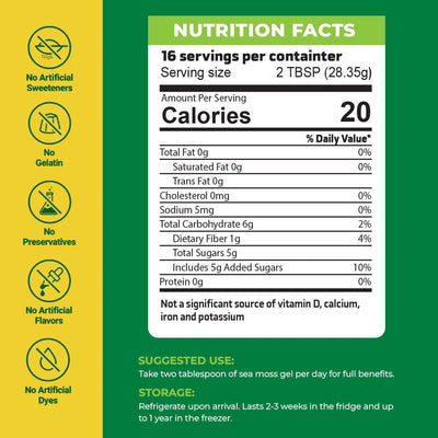 Strawberry Banana Sea Moss Gel - Restoration Sea Moss