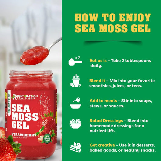 Tropical Fusion Sea Moss Gel Pack - Restoration Sea Moss