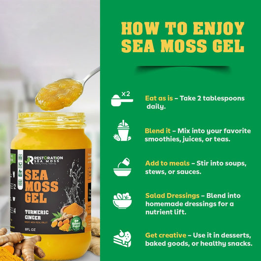 Tropical Spice Sea Moss Gel Pack - Restoration Sea Moss